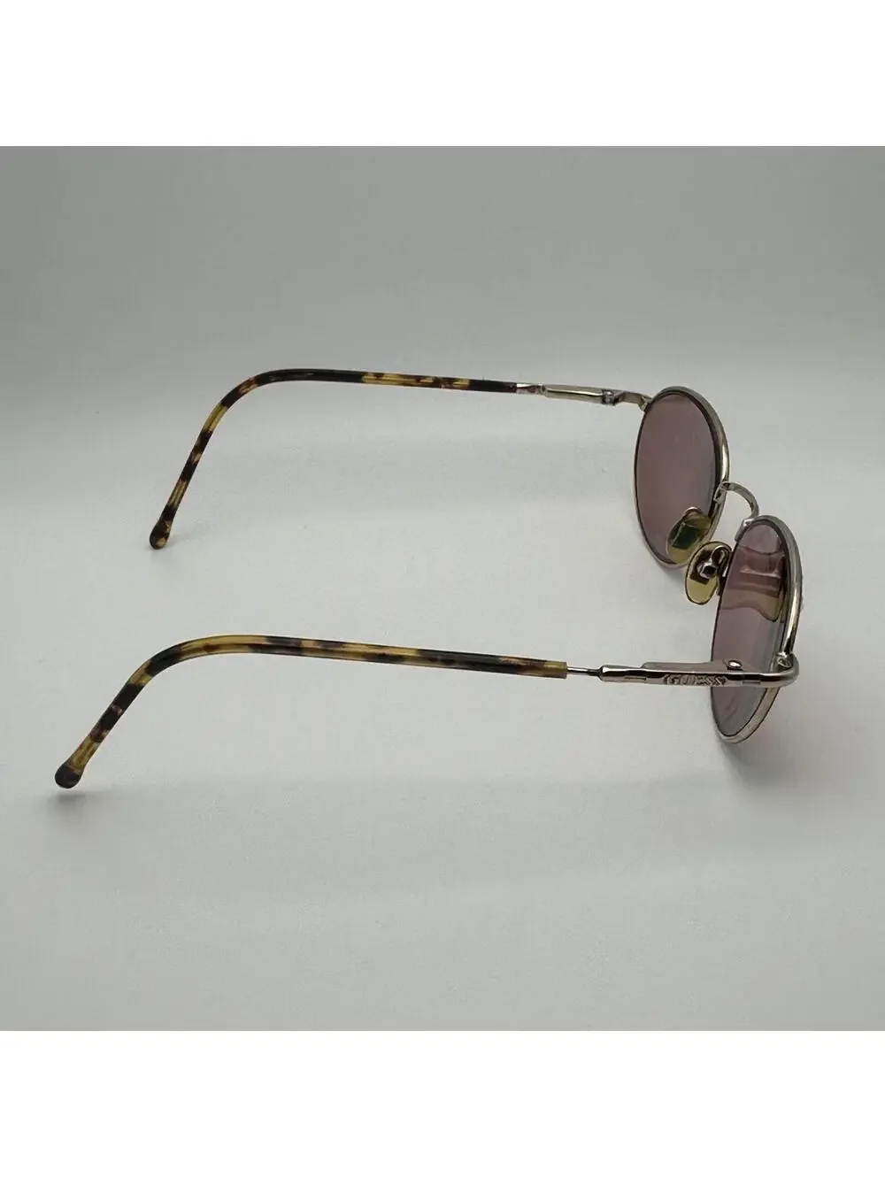 Vintage Guess Oval Prescription Sunglasses Frames Tortoiseshell Arms